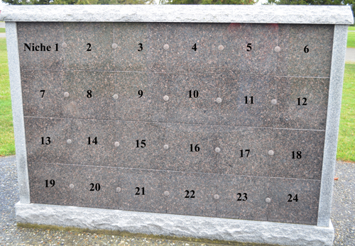 Columbarium Nich Numbering